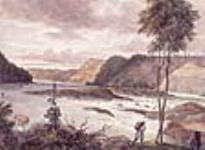 Portage de la rivière Cachée, Saint-Maurice 1837
