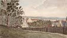 La rue Sainte-Ursuline, vue du bas du glacis de la Citadelle 19 juin 1829