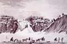 Vue des chutes Montmorency en hiver ca 1785