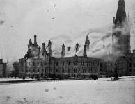 Fire in the West Block of the Parliament Buildings 11 Feb. 1897