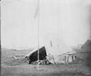 "Mess Tent, 'B' Battery". 1885.