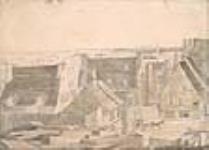 Vue de Montréal de la citadelle, en regardant vers le sud, Bas-Canada 1824