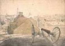 Vue de Montréal, en regardant vers le sud depuis la Citadelle, Bas-Canada 1824