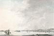 Entrée du port de la ville de Halifax, vue depuis Dartmouth ca 1793