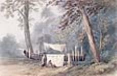 Tombeau amérindien, 1845 1848.