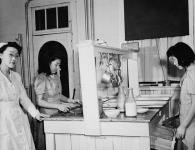 Hospital kitchen at the Japanese-Canadian internment camp. ca. 1943