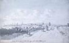 A North-East view of the bridge at Maskinonge. ca. 1783