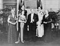 Unveiling of a plaque commemorating the five Alberta women whose efforts resulted in the Persons Case, which established the rights of women to hold public office in Canada. 11 June 1938