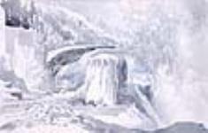 Vue en amont des chutes Parry sur le Ah-hel-dessy (rivière Lockhart) mars 1835