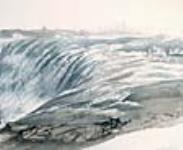 Les chutes Niagara 4 avril 1839.