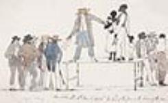 Le pays des hommes libres et la patrie des braves (marché aux esclaves) 4 mars 1833.