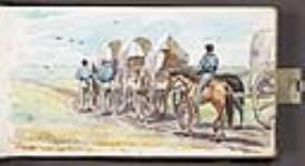 Le départ du fort Garry juin 1862