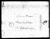 [Lettre et compte de Aliés et Pierre et Jacques Garésché ...] 1762, février, 20