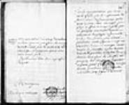 [Ordre de Vaudreuil à Chaussegros de Léry de "surseoir pour ...]. 1724, octobre, 18