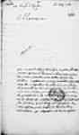 [Lettre de Mgr Dosquet au ministre - ordre à expédier ...]. 1734, mai, 11