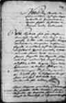 [Conclusions de Péan, major de Québec - demande que "la ...]. 1738, février, 21