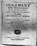 [Jugement rendu par la commission du Châtelet de Paris dans ...]. 1761-1763