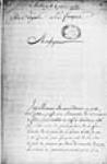 [Lettre de Louis Franquet au ministre touchant les fortifications de ...] 1752, janvier, 14