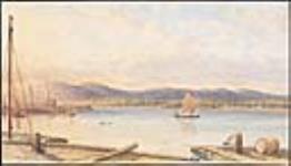 Vue de la rivière Saint-Charles depuis le quai, Québec ca. 1875