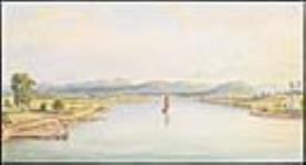 La rivière St. Mary à la hauteur de Garden Island ca. 1853-1855