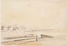 Vue de Montréal depuis le canal de Lachine 10 juillet 1839