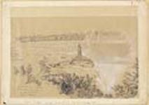 Niagara Falls from the Canadian Side, looking towards Goat Island. ca. 1835