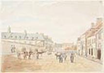 La place du marché à Québec 22 juin 1829