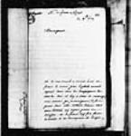 [Monsieur Vaudreuil au ministre, concernant le transfert du caporal Jean-Baptiste ...]. 1739, octobre, 30