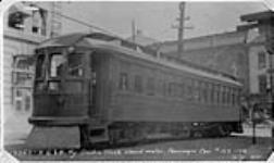 H.G.& B Ry. Double Truck Closed Motor, Passenger Car # 153-154. July 1920