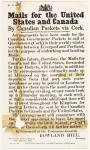 No. 71, 1859: Mails for the United States and Canada by Canadian packets via Cork [textual record] /