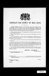 Contract for supply of mail bags [textual record] /