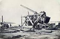 Construction of the Victoria Bridge. ca. 1858