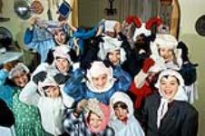 Will ye let the mummers in?  Children reveal their faces. Dec 24, 1966