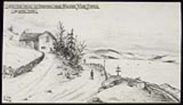 On the Road to Bedford Near Halifax, Nova Scotia, Winter Time. March 16, 1882