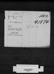 MANITOWANING AGENCY - CORRESPONDENCE REGARDING A PATENT FOR LOT 25, CONCESSION 9, SANDFIELD TOWNSHIP 1883