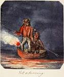 Indians Spearing Eels August 1853