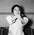 Inuk girl from Chesterfield Inlet (Igluligaarjuk), who was the daughter of Daisy. 1950
