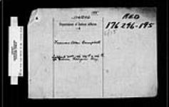 PENETANGUISHENE AGENCY - SALE OF ISLANDS 136, 136A AND 136B OPPOSITE GIBSON TOWNSHIP IN GEORGIAN BAY TO MISS FRANCES ALLEN CAMPBELL OF TORONTO 1912