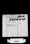 GORE BAY AGENCY - APPLICATIONS TO PURCHASE LOT 45, CON. 6, IN ROBINSON TOWNSHIP 1902-1912