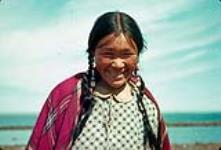 Young Inuit woman [Margaret Uyauperk Aniksak, Arviat, Nunavut]  ca. 1930s.
