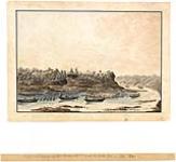 Difficult voyage up the South-Hill (?) river to Rock Fort in Sept. 1821