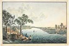 Scène estivale aux environs du fort Douglas de la Compagnie, sur la rivière Rouge. Dessiné d'après nature en juillet 1822 juillet 1822