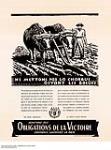 Ne mettons pas la charrue devant les boeufs : ninth victory loan drive November 1945
