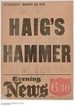 Haig's Hammer. August 23, 1916
