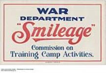War Department "Smileage". 1914-1918