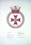 HMCS CABOT Crest. [ca. 1942-1965]