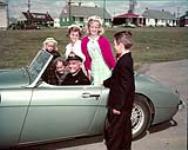 Padre Pike in car. 1957