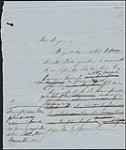 Lettre de Robert Bruce [à l'Archevêque de Québec] (brouillon) [Septembre 1853]