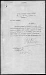 Change name JOHN 3 16 to WHITE HOUSE, gasoline vessel - M. M. and F. [Minister of Marine and Fisheries] 1911/10/16 1911/10/17