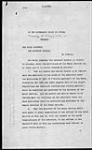 Naval Service Regulations respecting Courts [Court] Martial - Min. Mar. and F. [Minister of Marine and Fisheries] 1911/10/23 1911/10/23